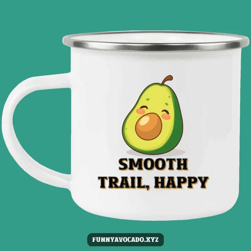 Funny Avocado Camping Mug: Sliding Fun Adventure, The Ultimate Funny Gift