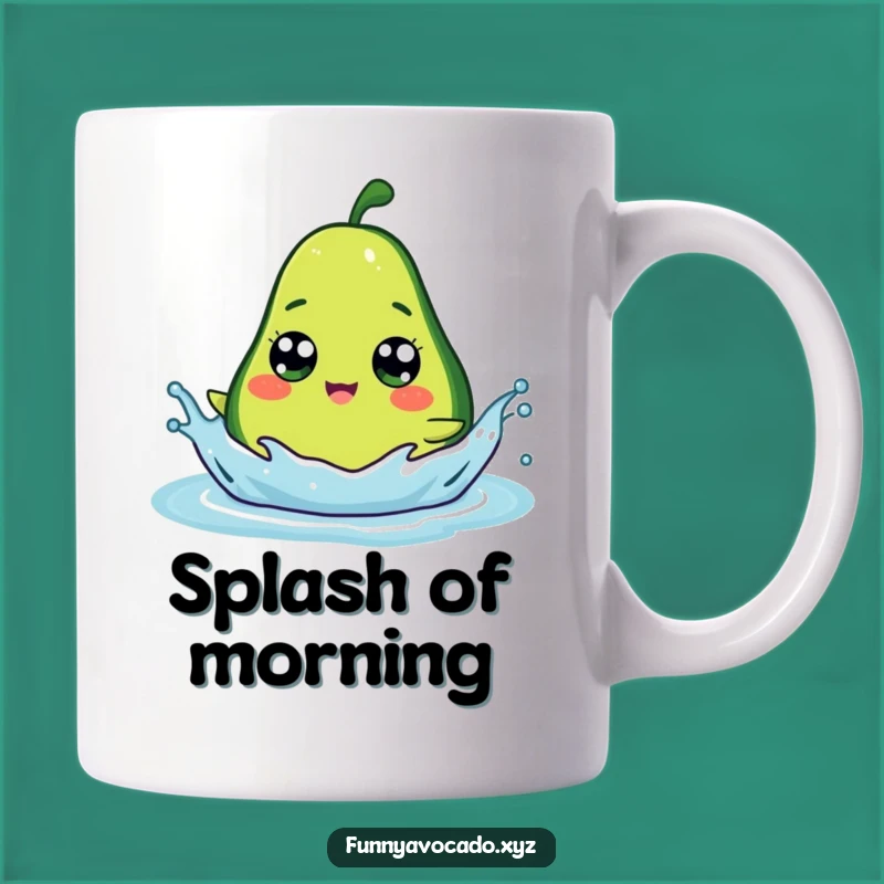 Funny Googly Eye Avocado Mug: Splashy Fun, Perfect Silly Gift