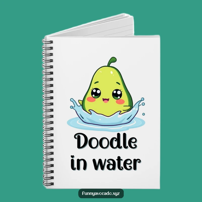 Funny Googly Eye Avocado Notebook: Splashy Notes, Perfect for Ideas