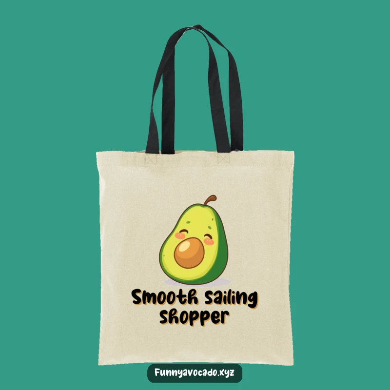 Funny Avocado Tote Bag: Giggling Slide, Your Go-To Funny Gift Accessory